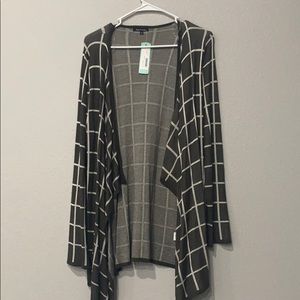 Olive Patterned Cardigan